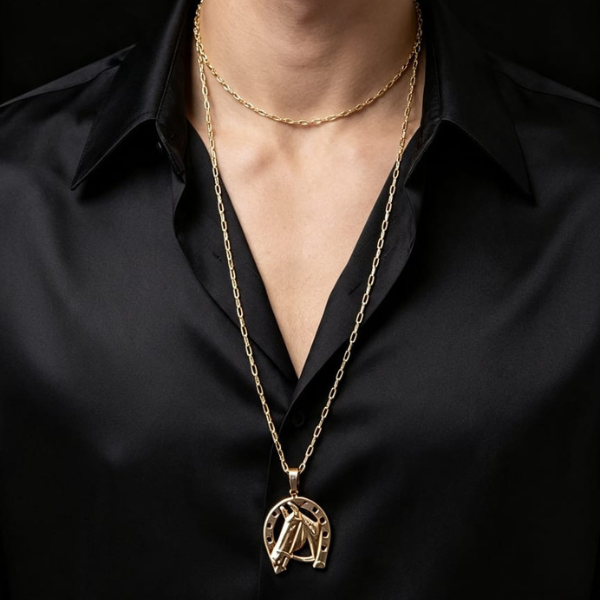 Corrente Masculina Moeda Antiga – Clássica, 1,5mm, Elegância BR