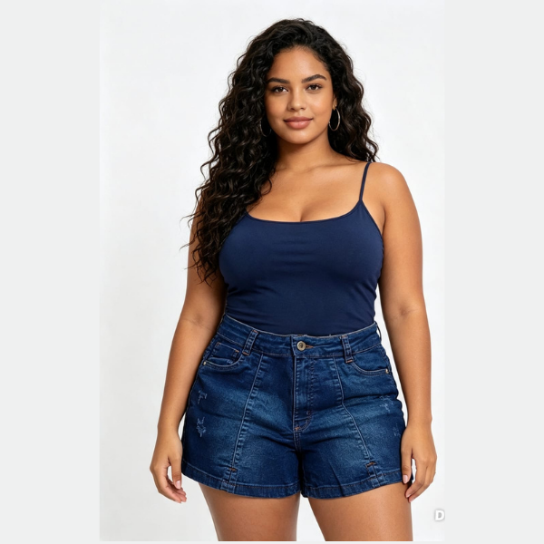Short Jeans Top Griff: Trendy Denim Shorts for Women in Brazil