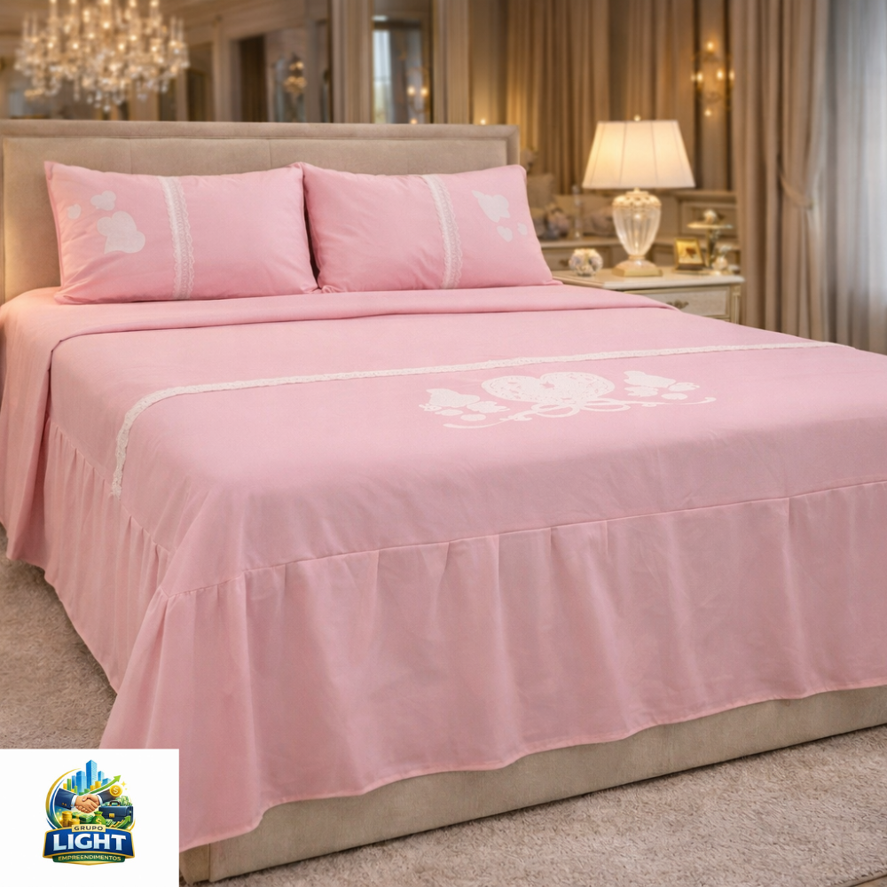 Colcha Casal Bord Box King: Sofisticação e Conforto para Sua Cama King