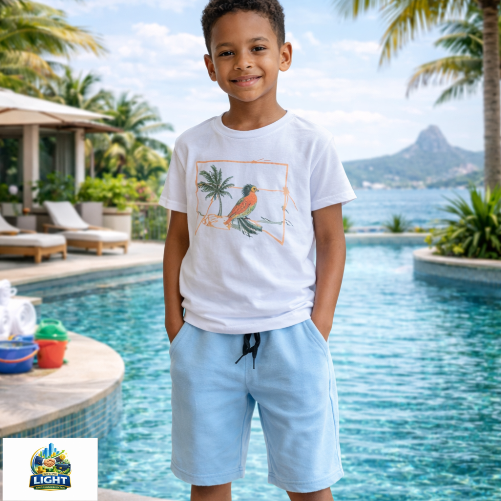 Short Moletom Infantil