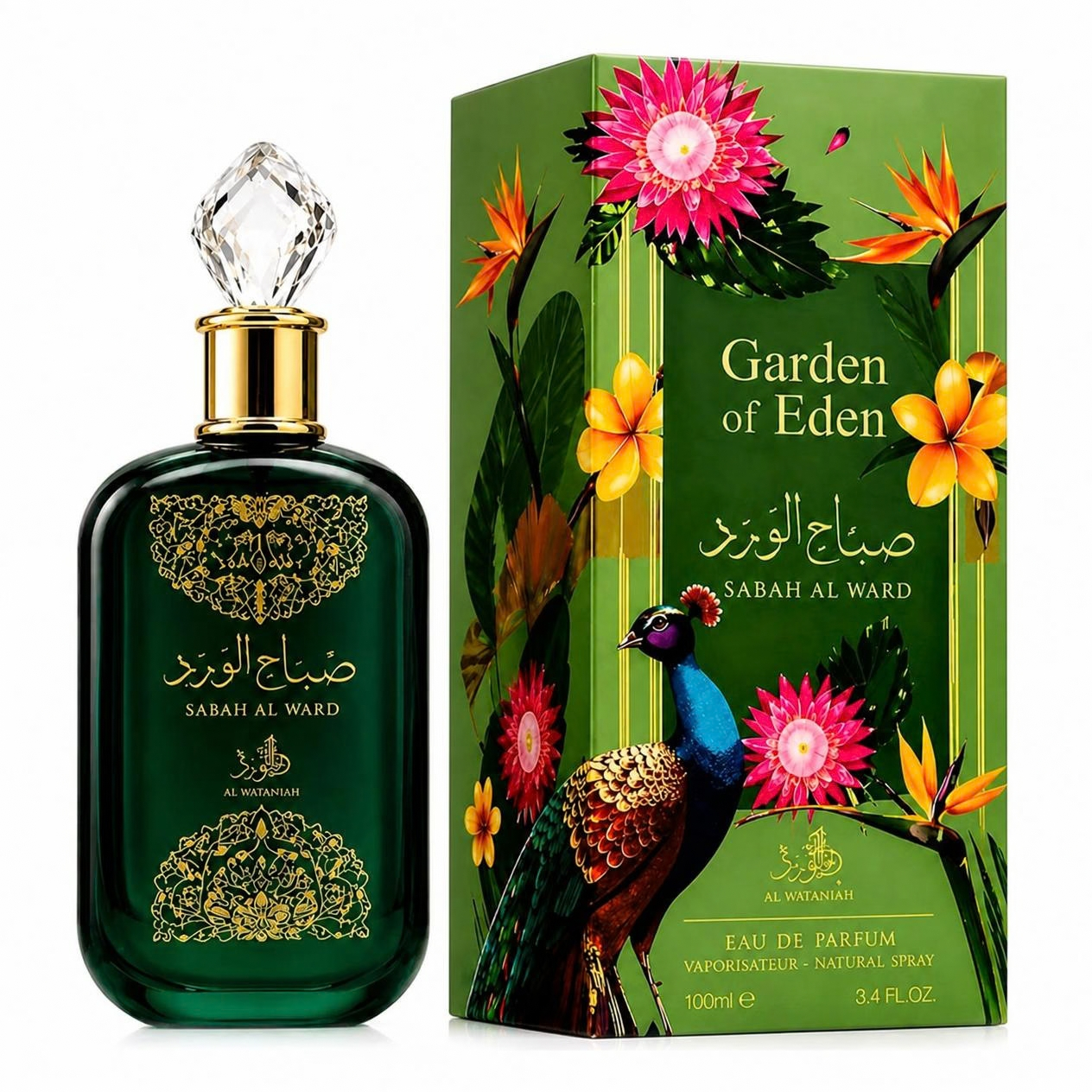 Perfume Al Wataniah Sabah Al Ward Garden Eau de Parfum Feminino 100ml