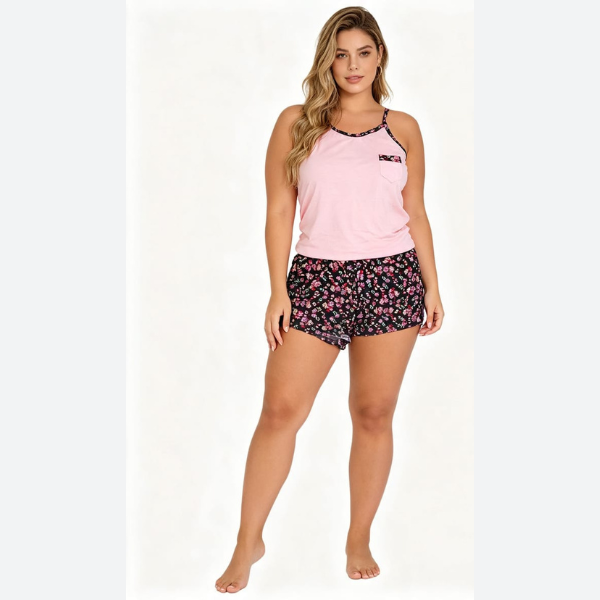 Short Doll Criare Pajama Set – Comfortable Women's Sleepwear BR