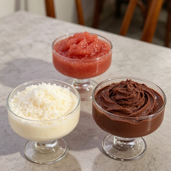 Doce cremoso de minas  de goiabada