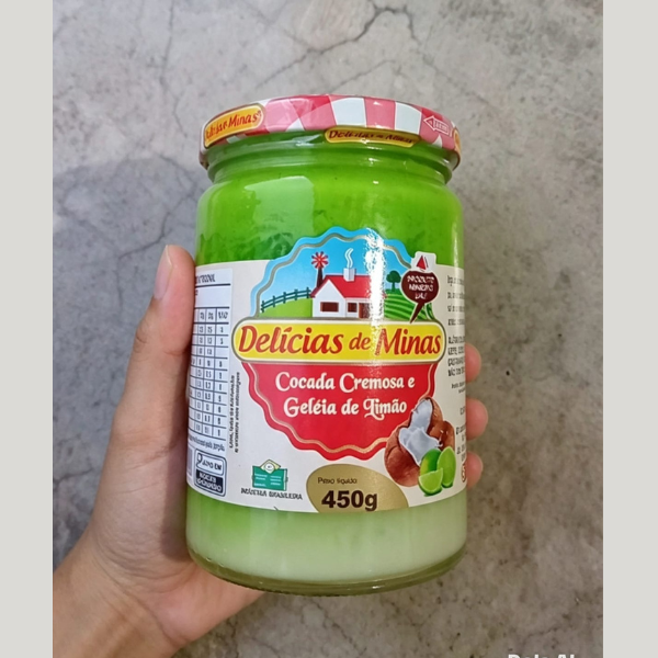 Doce cremoso de minas  de limao