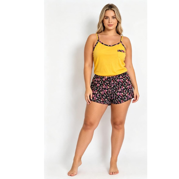 Short Doll Criare Pajama Set – Comfortable Women's Sleepwear BR