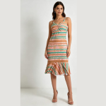 Vestido Suplex Colorido com Alça Grossa – Conforto e Estilo Moderno
