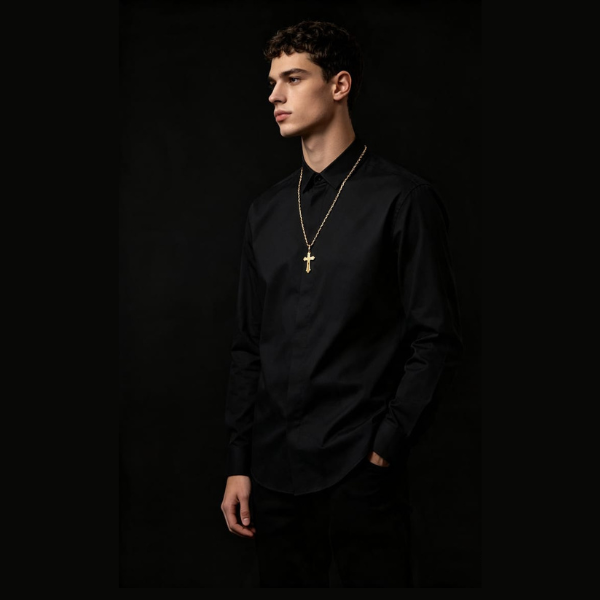 Corrente Masculina Moeda Antiga 1,5mm – Clássica, Elegante e Sofisticada