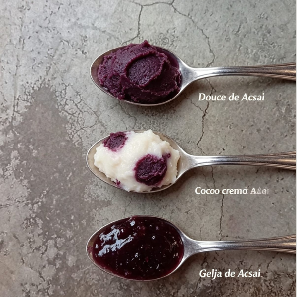 Doce cremoso de minas  açai