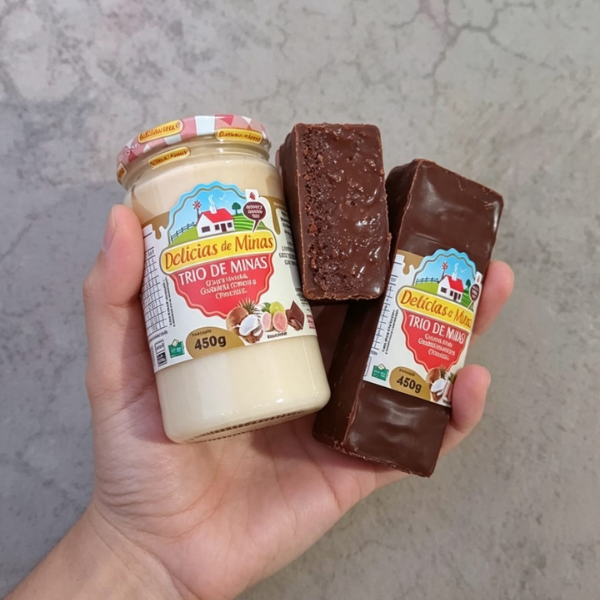 Doce cremoso de minas  de goiabada