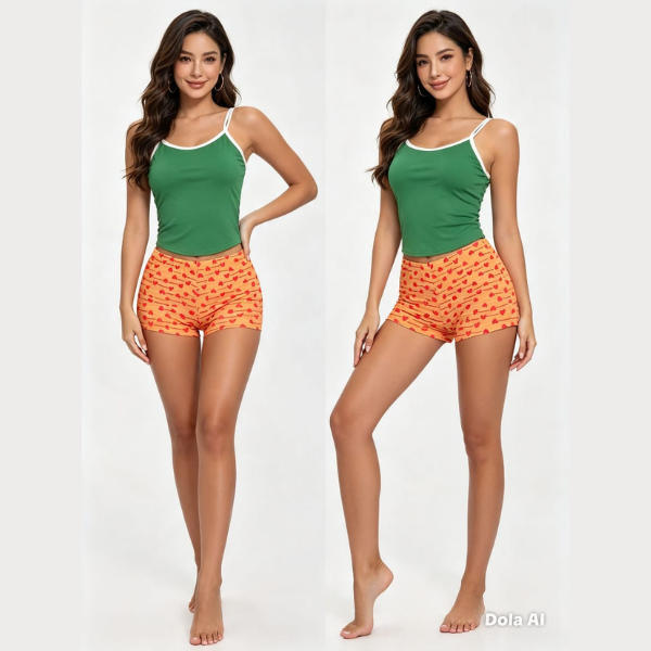 Short Doll Criare Pajama Set – Comfortable Sleepwear for Women