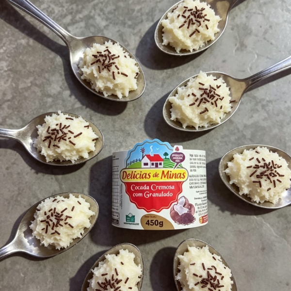 Doce cremoso de minas  granulado