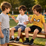 kit 6 peras Conjunto Infanto Juvenil – masculino 3 short 3 camisas