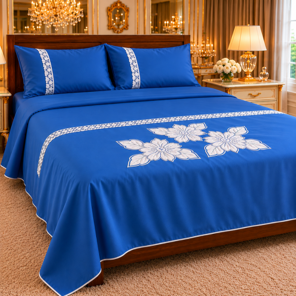 Colcha de Casal Bordada Vira: Elegância e Conforto para Seu Quarto