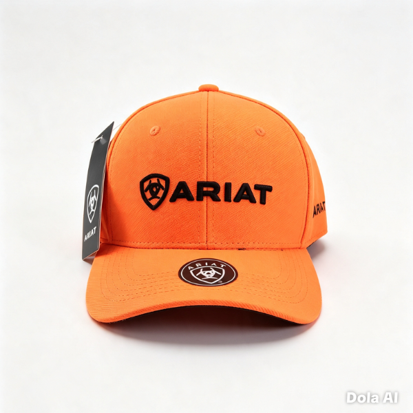Boné Ariat nome reto