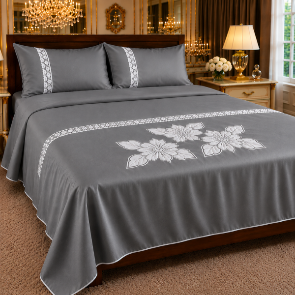 Colcha de Casal Bordada Vira: Elegância e Conforto para Seu Quarto