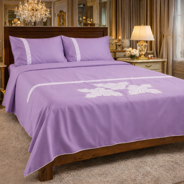 Colcha de Casal Bordada Vira: Elegância e Conforto para Seu Quarto