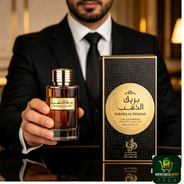 Perfume Al Wataniah Bareeq Al Dhahab Eau de Parfum Masculino 100ml
