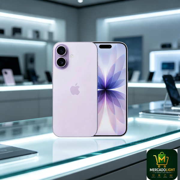 Apple iPhone 17 256GB 8GB RAM Tela 6.3" - Lavanda (Somente Aparelho) (Sem Grantia Apple)